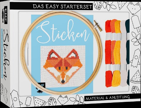 Sticken - das Easy Starterset für dekorative Kreuzstichmotive