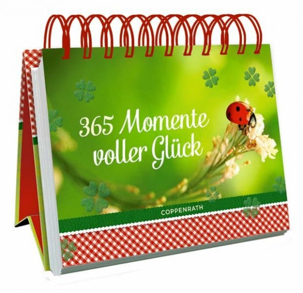 365 Momente voller Glück: Aufstellbuch