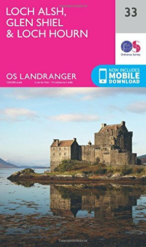 Loch Alsh, Glen Shiel & Loch Hourn 1 : 50 000