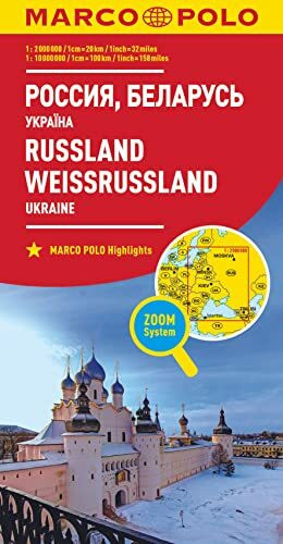 MARCO POLO Kontinentalkarte Russland, Weißrussland 1:2 Mio.: Ukraine