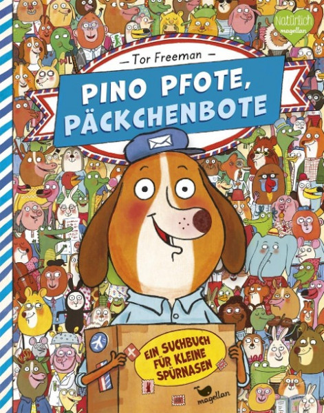 Pino Pfote, Päckchenbote 01. Ein Suchbuch für kleine Spürnasen