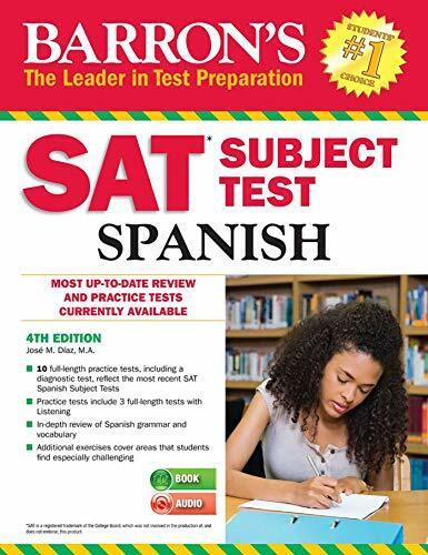 Barron's SAT Subject Test Spanish: with MP3 CD Barron's SAT Subject Test Spanish: with MP3 CD