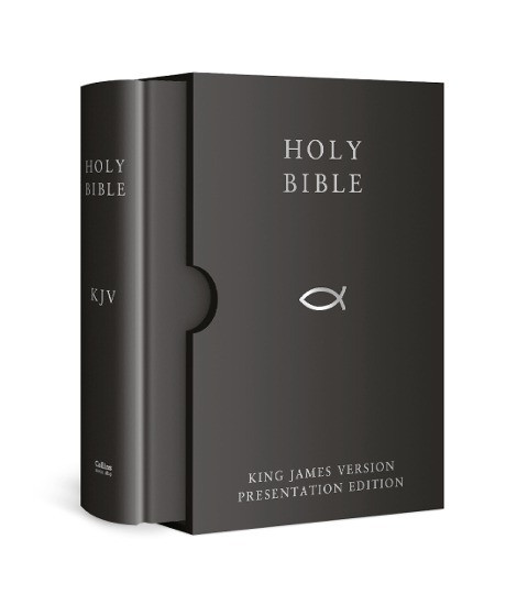 HOLY BIBLE: King James Version (KJV) Black Presentation Edition