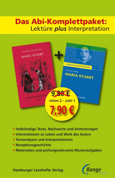 Maria Stuart - Lektüre plus Interpretation: Königs Erläuterung + kostenlosem Hamburger Leseheft von Friedrich Schiller.