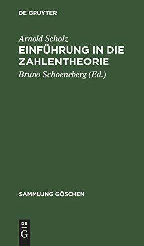 Einführung in die Zahlentheorie (Sammlung Göschen, 5131, Band 5131)