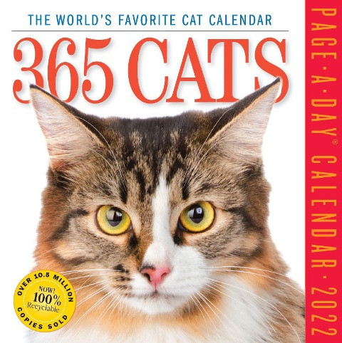 365 Cats Page-A-Day Calendar 2022: The World's Favorite Cat Calendar