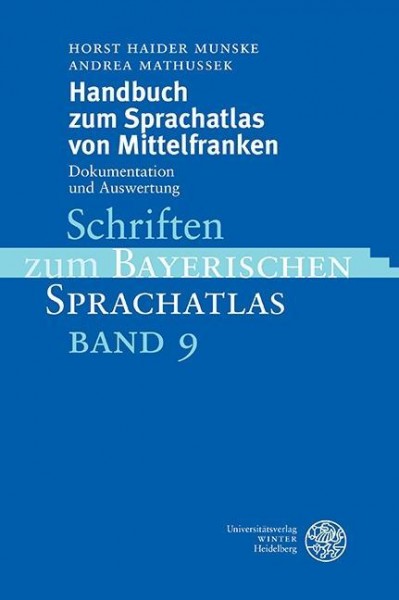 Handbuch zum Sprachatlas von Mittelfranken