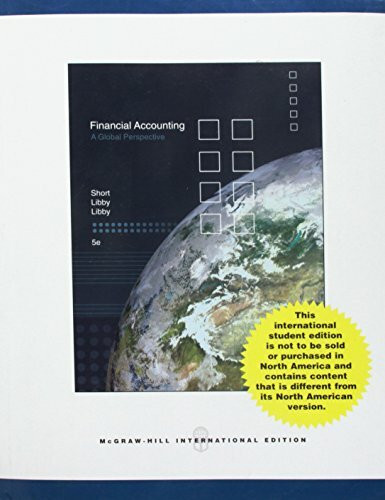 Financial Accounting (Financial Accounting A Global Prospective)