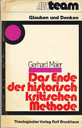 Das Ende der historisch-kritischen Methode