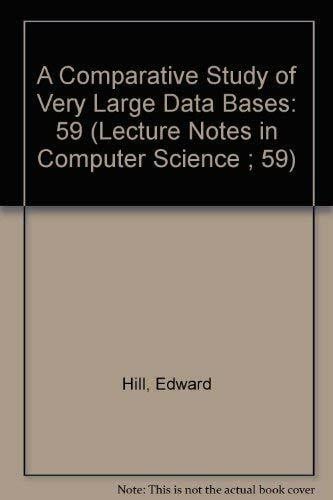 A Comparative Study of Very Large Data Bases (Lecture Notes in Computer Science ; 59)