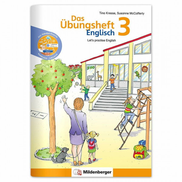 Das Übungsheft Englisch 3: Let’s practise English mit „Jicki Vokabel-Dusche 3“
