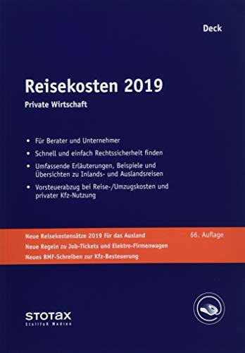 Reisekosten 2019: Private Wirtschaft