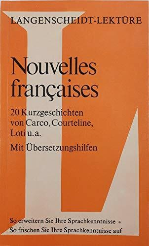Langenscheidt Lektüre, Bd.44, Nouvelles francaises