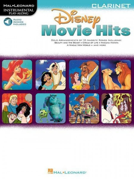 Disney Movie Hits for Clarinet: Play Along with a Full Symphony Orchestra!