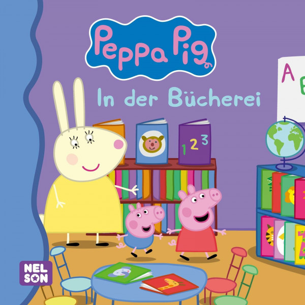 Maxi-Mini 165: VE5 Peppa Pig: In der Bücherei: Im Mitnahme-Format ab 3 Jahren (Nelson Maxi-Mini: Maximaler Vorlesespaß!)