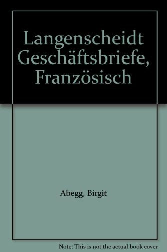 Langenscheidt Geschäftsbriefe, Französisch