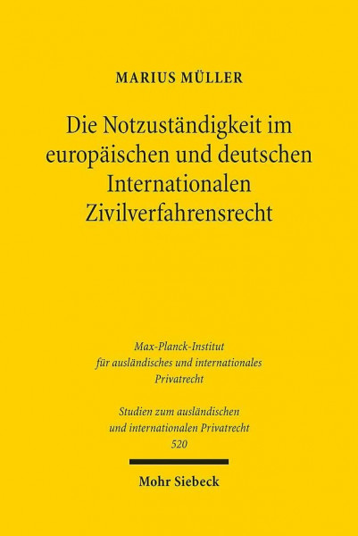 t (Studien zum ausländischen und internationalen Privatrecht, Band 520)