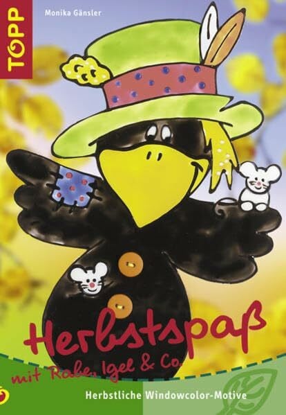 Herbstspass mit Rabe, Igel & Co: Herbstliche Windowcolor-Motive