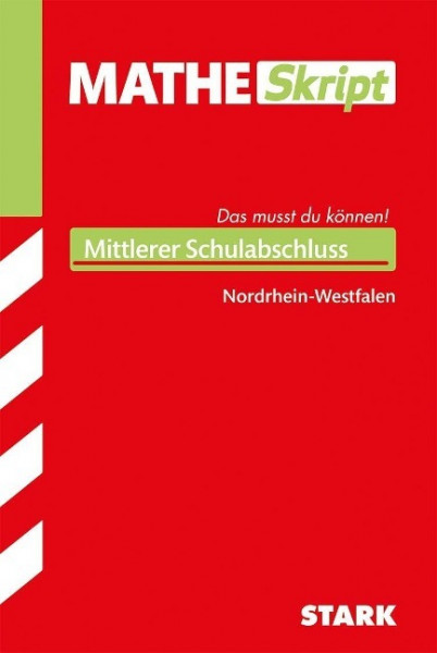 Mathe-Skript Realschule NRW