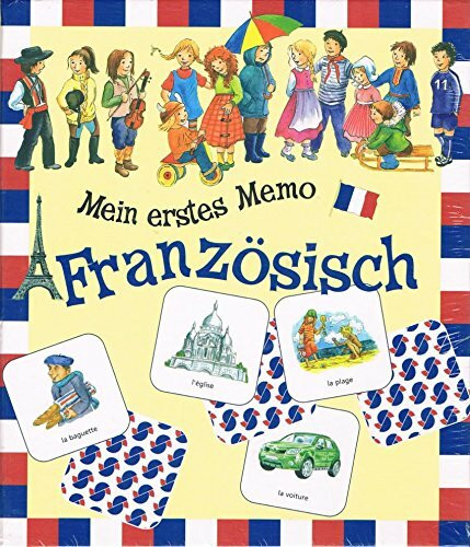 Mein erstes Memo Französisch - Frankreich in Wort und Bild - 64 Memo-Karten