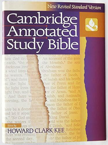 New Revised Standard Version Cambridge Annotated Study Bible