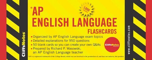 CliffsNotes AP English Language Flashcards