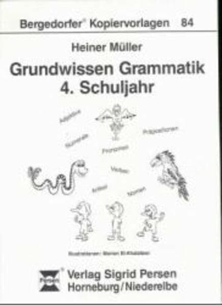 Grundwissen Grammatik: 4. Schuljahr (Bergedorfer Kopiervorlagen)