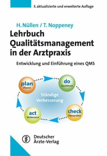 Lehrbuch Qualitätsmanagement in der Arztpraxis: Entwicklung und Einführung eines QMS 3. überarbeitete und ergänzte Auflage 2006 Lehrbuch Qualitätsmanagement in der Arztpraxis: Entwicklung und Einführung eines QMS 3. überarbeitete und ergänzte Auflage 2006