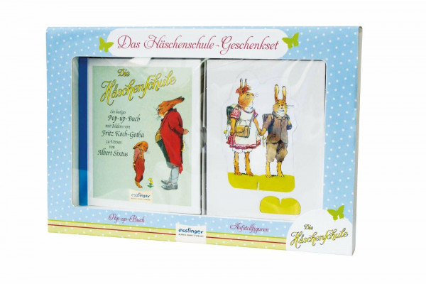 Die Häschenschule: Das Häschenschule-Geschenkset: Pop-up-Buch und Aufstellfiguren