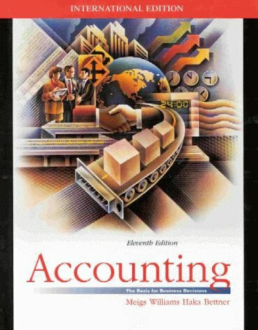 Accounting: The Basis for Business Decisions (McGraw-Hill International Editions Series)