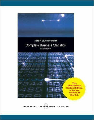 Complete Business Statistics, ISE, w. CD-ROM