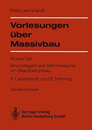 Vorlesungen über Massivbau: Teil 1: Grundlagen zur Bemessung im Stahlbetonbau