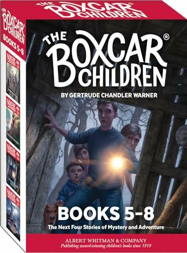 The Boxcar Children Mysteries Boxed Set #5-8: Mike's Mystery, Blue Bay Mystery, the Woodshed Mystery, & the Lighthouse Mystery