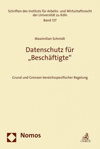 Datenschutz für "Beschäftigte"