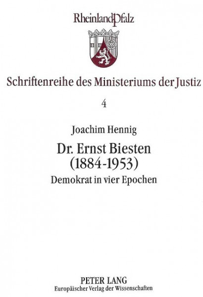 Dr. Ernst Biesten (1884-1953)