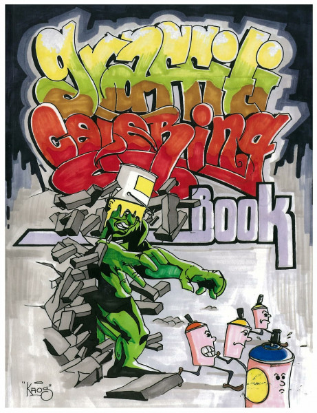 Graffiti Coloring Book: Ed: Uzi (Graffiti Coloring Book, 1)