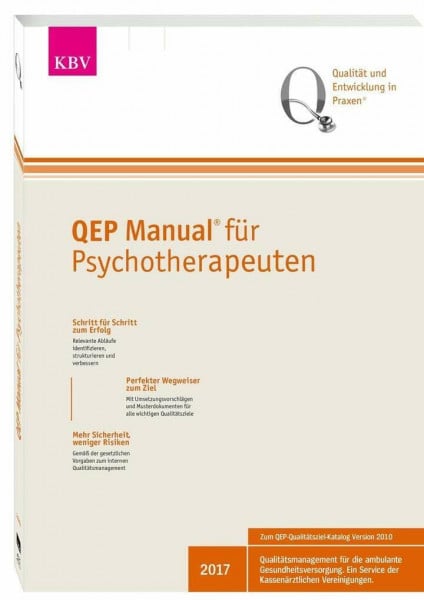 QEP® Manual für Psychotherapeuten: Kernziel-Version 2010