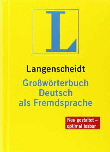 Langenscheidt Großwörterbuch Deutsch als Fremdsprache - Buch (Hardcover) und CD-ROM (Windows): einsprachig Deutsch: Das einsprachige Wörterbuch für ... Stichwörter und Wendungen (Diccionario)