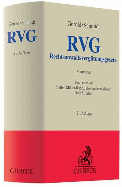 Rechtsanwaltsvergütungsgesetz (Grauer Kommentar)