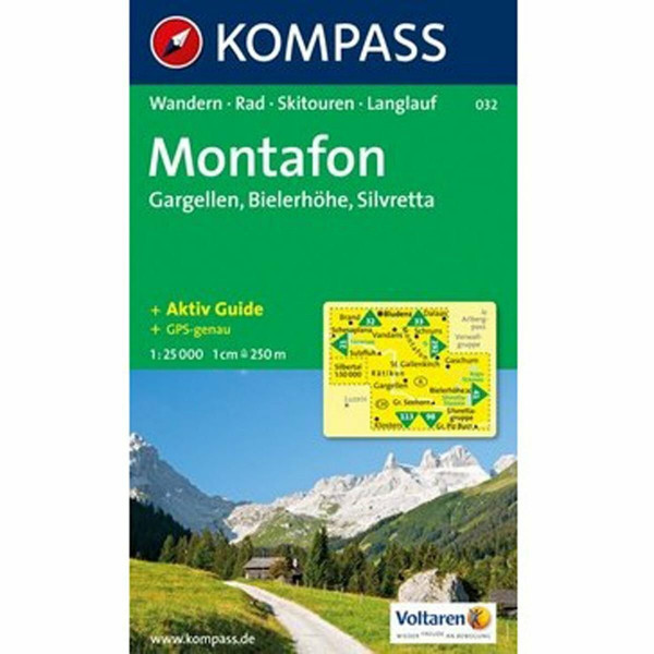 Alpenpark Montafon: 1:25.000. Gargellen, Bielerhöhe, Silvretta. Wandern / Rad / Skitouren / Langlauf. GPS-genau