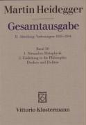 Heidegger Gesamtausgabe Bd. 50. Nietzsches Metaphysik (für Wintersemester 1941/42 angekündigt, aber nicht vorgetragen) Einleitung in die Philosophie - Denken und Dichten (Wintersemester 1944/45)