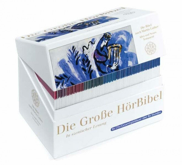 Die Große HörBibel / Die Große HörBibel nach Martin Luther: Gesamtausgabe; 80 Audio CDs: Ungekürzt in szenischer Lesung. Mit den Stimmen von über 80 bekannten SprecherInnen.DE