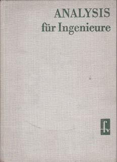 Analysis für Ingenieure - Lehrbücher der Mathematik