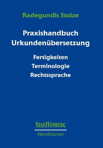 Praxishandbuch Urkundenübersetzung