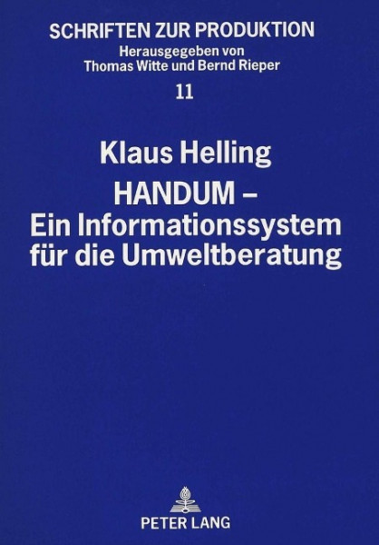 HANDUM - Ein Informationssystem für die Umweltberatung