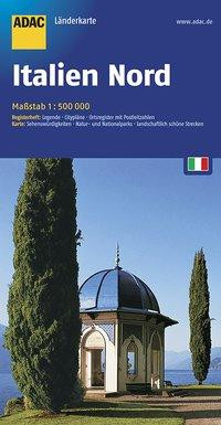 ADAC Länderkarte Italien Nord 1 : 500 000