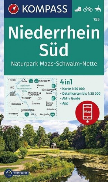 Niederrhein Süd, Naturpark Maas-Schwalm-Nette 1:50 000