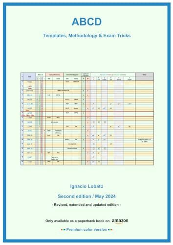 ABCD 2024 | Premium color version: Templates, Methodology & Exam Tricks | Second edition / May 2024
