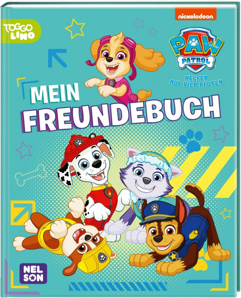 PAW Patrol Mitmachbuch: Mein Freundebuch: Eintragbuch für Kindergartenkinder | Mit Marshall, Rubble, Zuma, Chase, Rocky und Skye für Kinder ab 3 Jahre