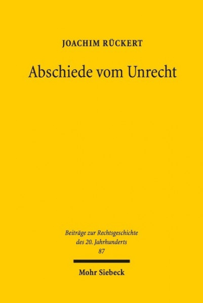Abschiede vom Unrecht